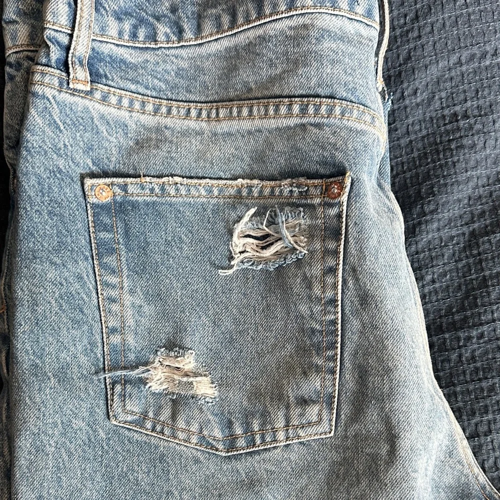 Free People Light Blue Distressed Boyfriend Jeans - Picture 13 of 13